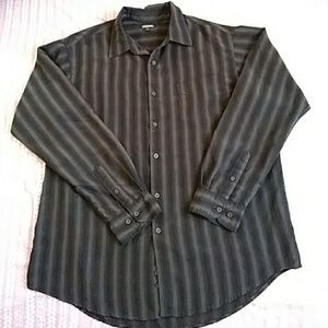 George Men's Dress Shirt L